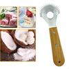 Coconut Grater, Meat Scrapers, Durability, with Wooden Handle, Kitchen Tool, Coconuts