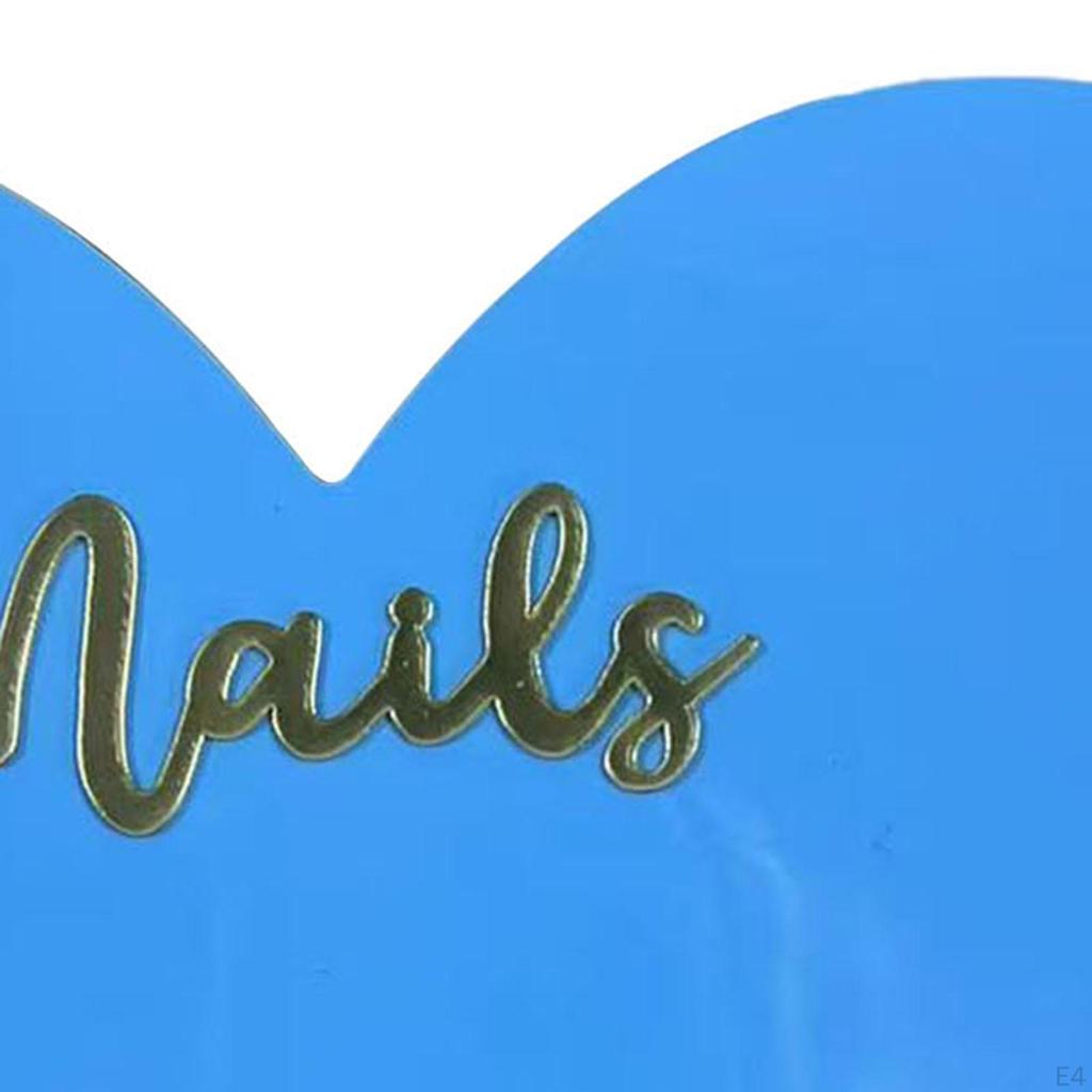 Acrylic Nail Photo Prop Display Decorative Sign Multifunctional Nails Technician