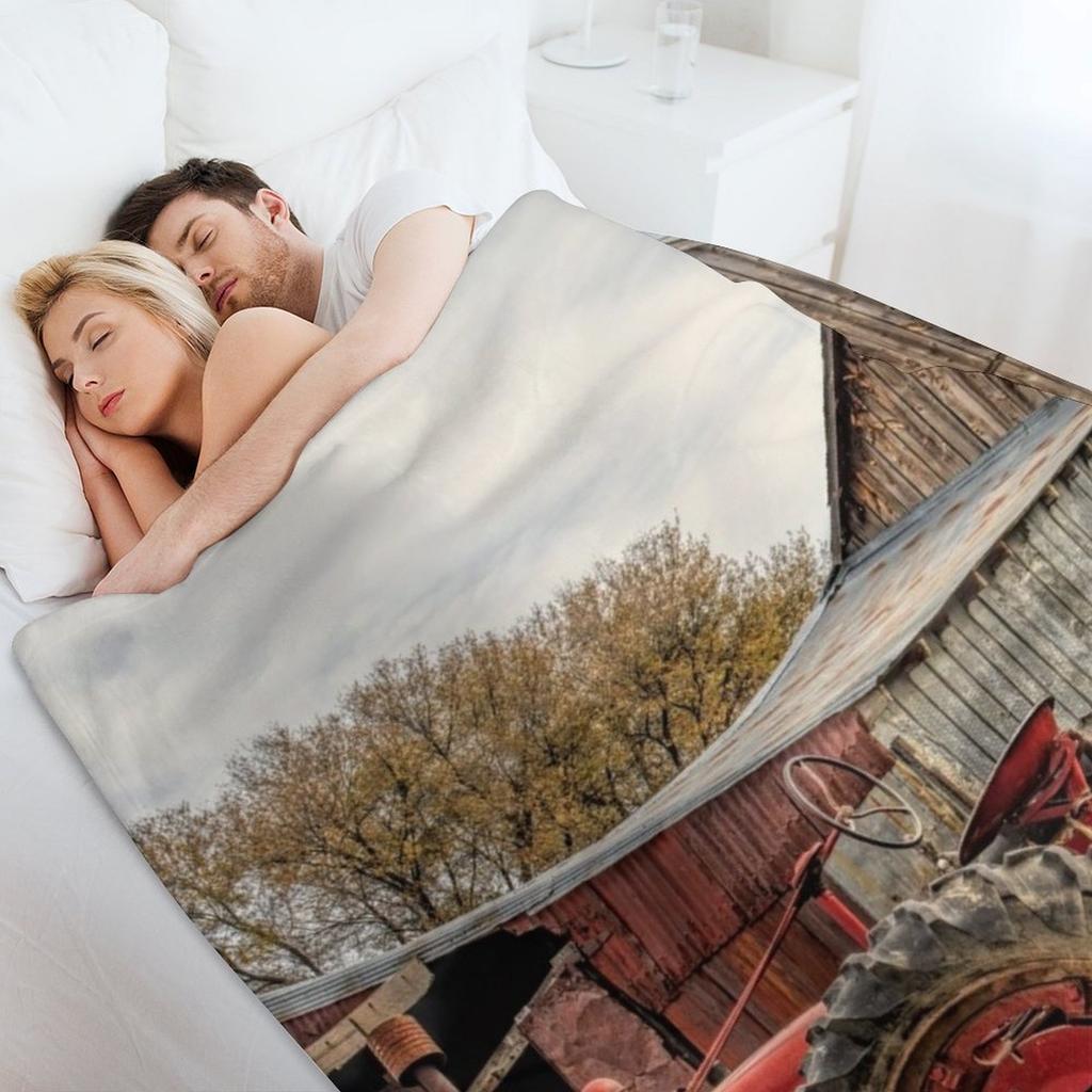 Down On the Farm Throw Blanket Cute For Sofa Thin Decorative Sofa Tourist Blankets