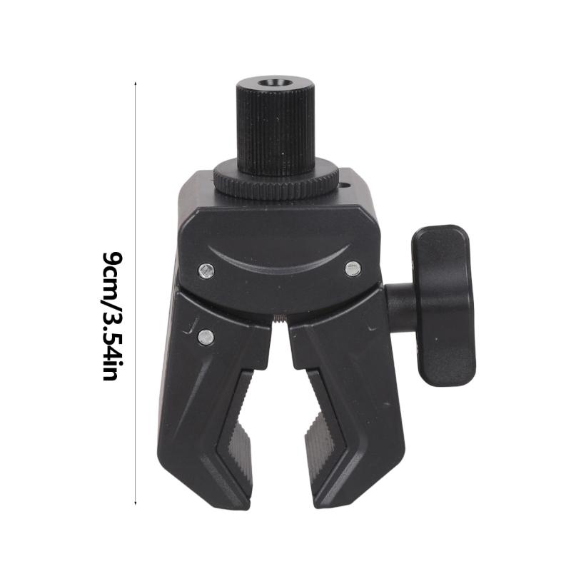 Universal 1/4Inch Camera Mount Clamp Super Clamp With Adjustable 15mm To 45mm Jaw For Tripods Bikes Action Cameras