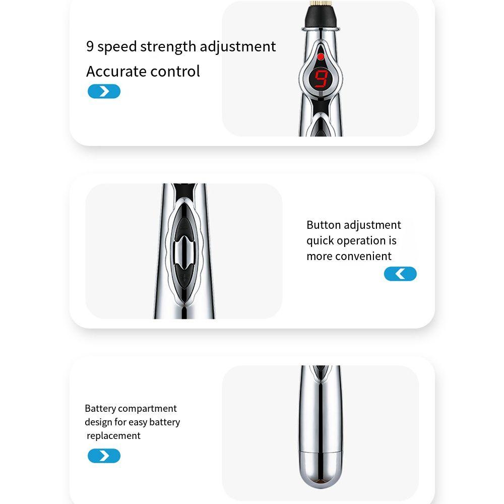 Acupuncture Electronic Acupuncture Pen 2/3/5 Heads Electric Massage Pen Acupuncture Point Pen Neck