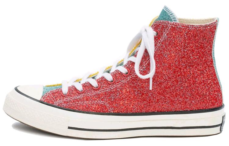 Chuck 70 Jw Anderson x Chuck 70 Converse Hi Glitter Pack - Cherry Sulphur 164694C 36.5