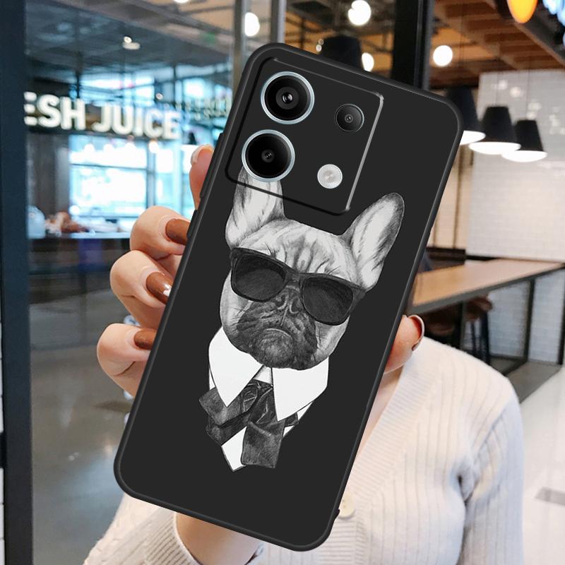French Bulldog Case For Xiaomi Redmi Note 14 Pro 10 11 12 13 15 Pro Plus Redmi 15C 14C 10C 12C 13C 15 Cover