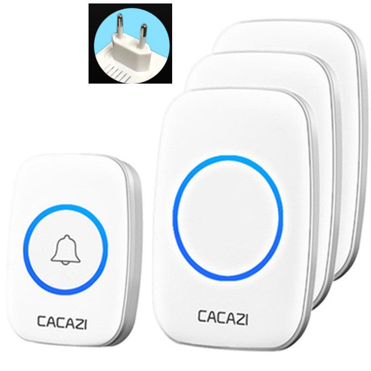 A10 Wireless Long-Range Home Doorbell with Multiple Call Bells and Elderly Pager, Compatible with EU, US, and UK Standards.