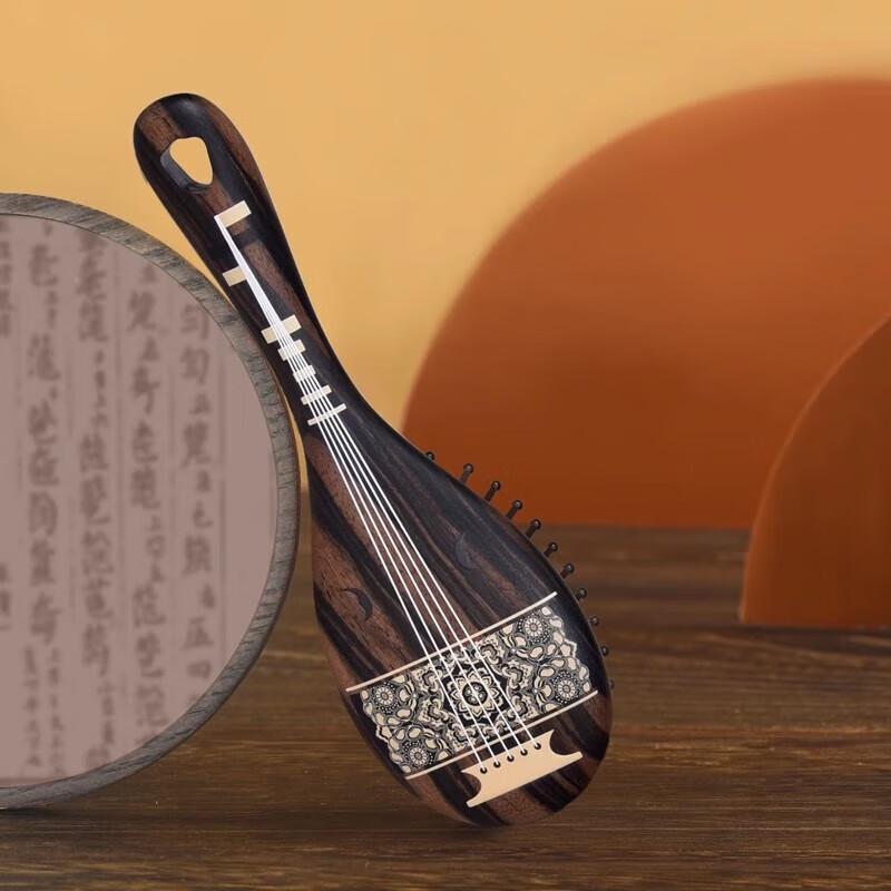 Tan Mujian Pipa Xing Ebony Air Cushion Comb Gift Box