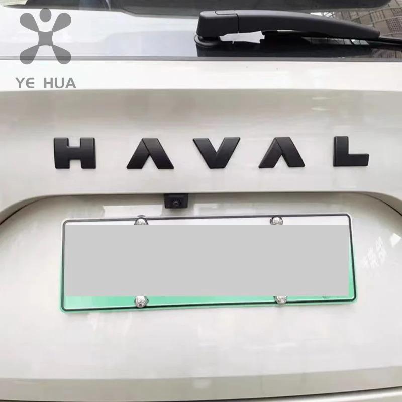 Great Wall GWM Haval Dargo II 2023 2024 H-Dog Car Logo Cover Accessories Car Front Rear Matte Black Logo Badge Emblem Sticker