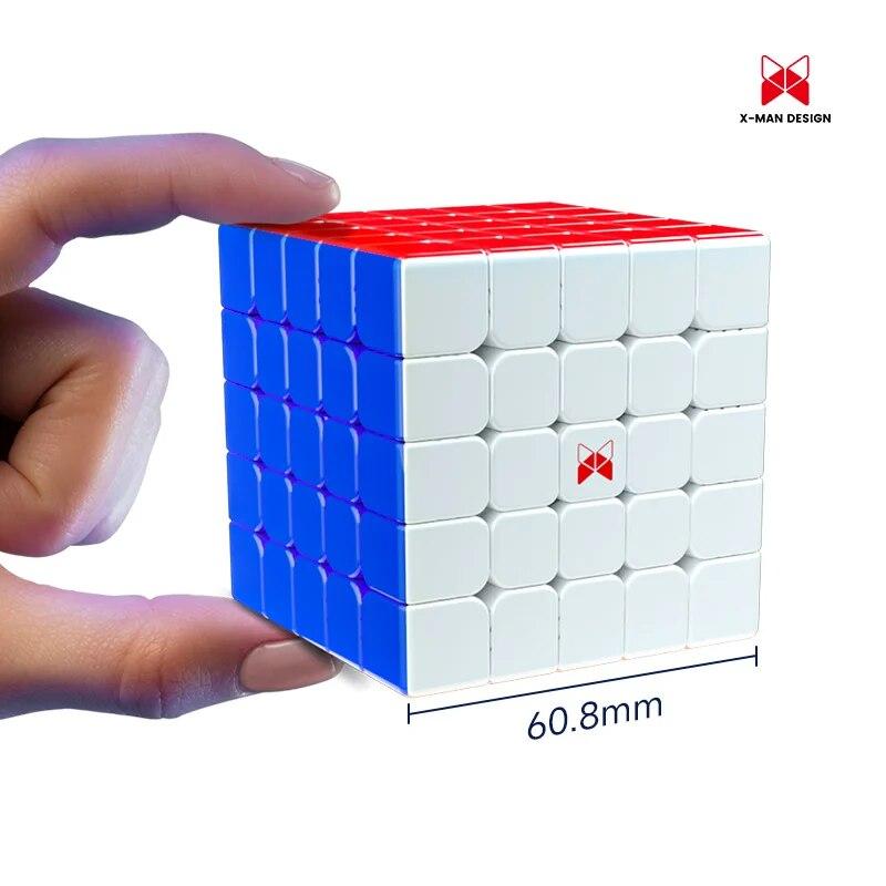 Hong 5x5 Küp XMD Sihirli Küp 5 Katmanlı Hız Küpü Profesyonel Bulmaca Oyuncakları Çocuklar İçin Çocuk Hediye Oyuncak UV Cubo Magico