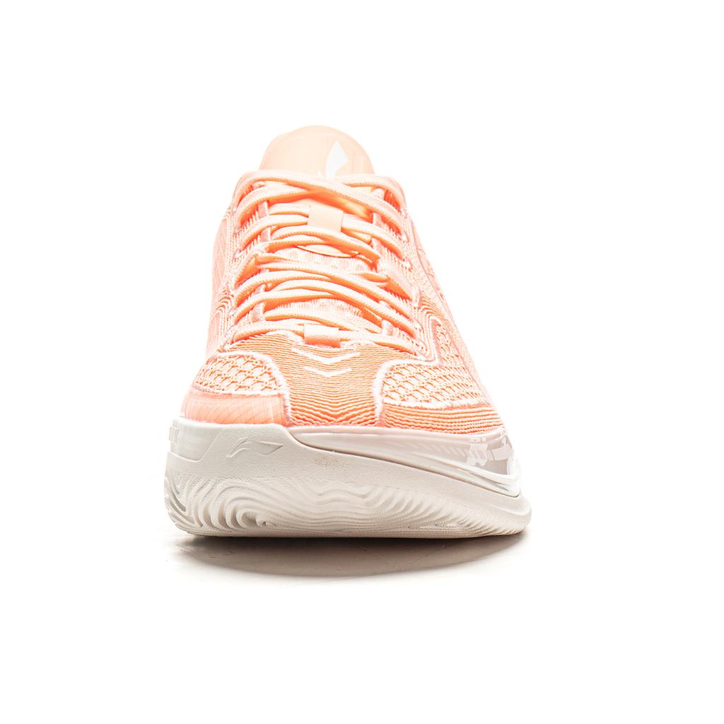 new LiNing Cushioning, Slip Resistant, And Breathable Low Top Basketball Shoes Men's Fluorescent Soft Orange