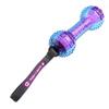 TPR Dog Toy Squeaky Stretchy Waist Twister Interactive Chew Small Medium Dogs Transparent Design