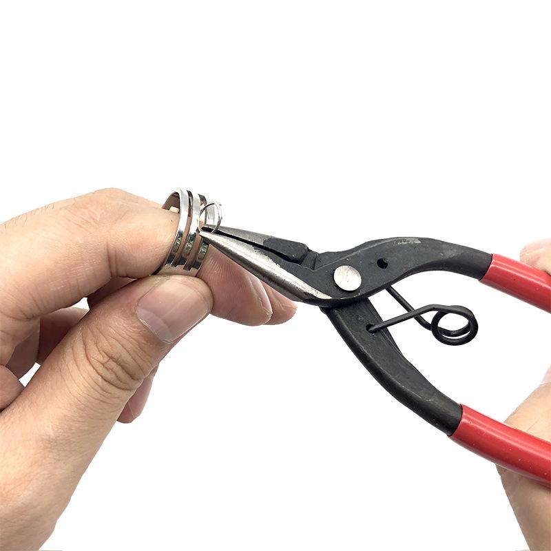 Stainless Steel Jump Ring Open Closing Finger Ring For Diy  Jewelry Making Tool