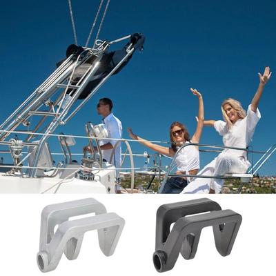 Pontoon Boat Bumper Clips 4X Boat Rail Cleats Outdoor Supplies Quick Connect And Release Design Solid Accessories For Docking