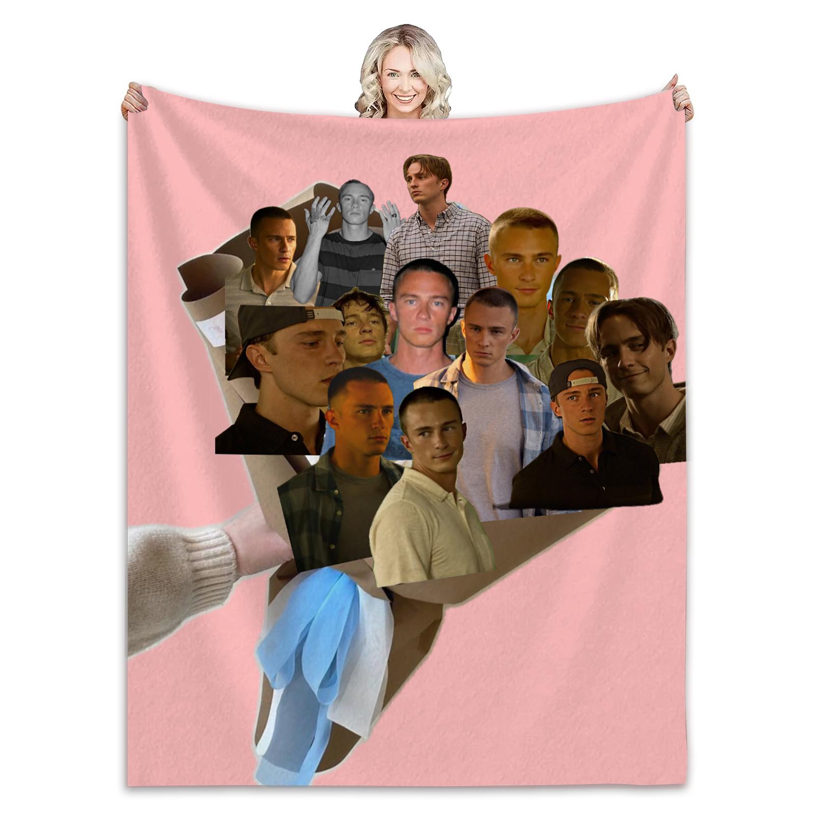 

Rafe Cameron Blanket Drew Starkey Decorative Flannel Throw Blanket For Bedroom Warm Soft Custom Quality Bedspread Gift Idea 130x150cm