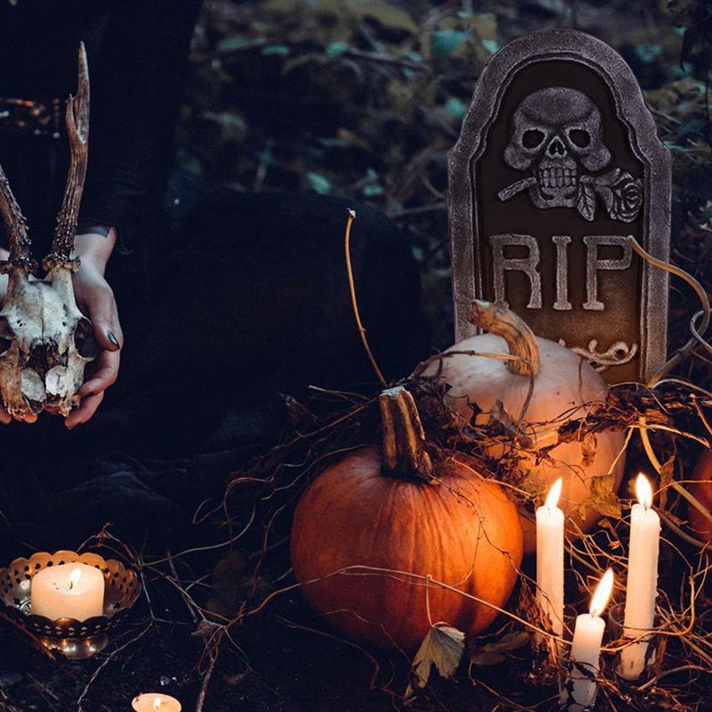 Ghost Festival Decoration Skull Tombstone Halloween Tombstone Tombstone Ornament Tombstone Ghost