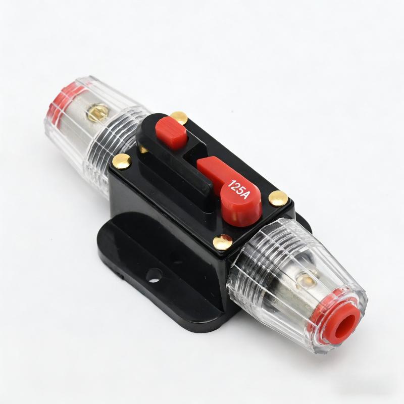 

1Pcs Dc12/24V Inline Fuse Holder 20-150A Manual Reset Circuit Breaker For Car Audio Sound Amplifier System Rv Marine Boat Truck A11