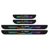 Land Cruiser Side Step Guard Scuff Plate Decal Applies To All Vehicles Interior Parts Latest Design Shiny Mirror Design Sticker Interior Accessories