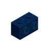 50pcs 11211 Modified 1 X 2 with Studs On Sid Bricks Collections Bulk Modular GBC Toys For Technical MOC DIY Building Blocks Comp