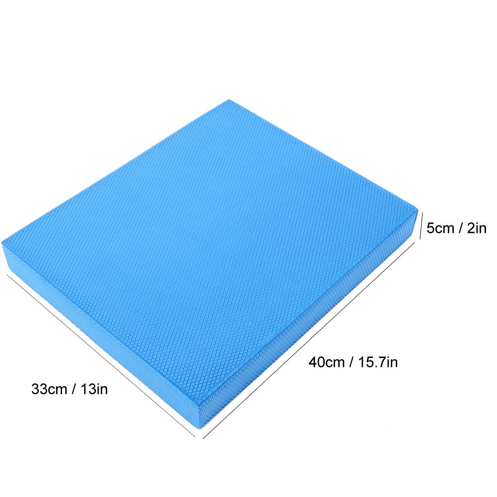 Soft Balanced Cushion Yoga Mat Waist Abdomen Ankle Training Exercise Fitness Tool Blue
