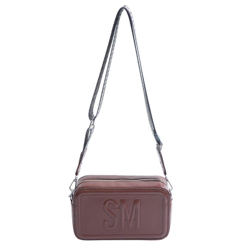 Contemporary Square Medium Handbag For Women Featuring Elegant Texture Embossed