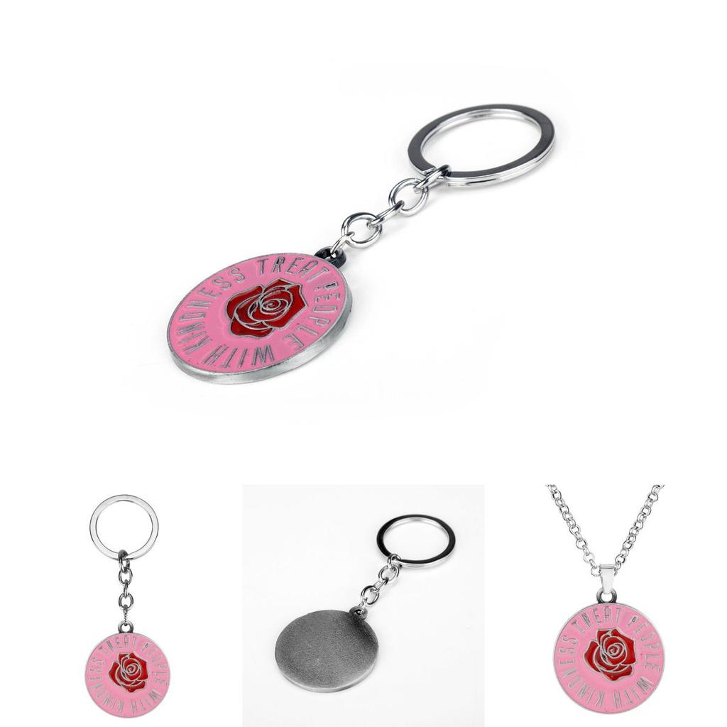 Harry Styles Rose Keychain With Pendant For Travel Gift And Collectors Item
