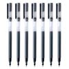 Large Capacity 0.5mm Black Gel Pen for Students - Needle Tip, Refillable, Perfect for Signatures and Exams.