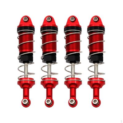 4 Pieces 1:12 Scale RC Damper Oil, Shock Absorber for Remote Control Model Car