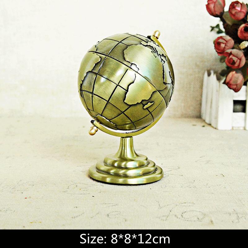 Креативные украшения из цинкового сплава, имитирующие модель Земли, украшения для домашнего офиса, глобусы из железа своими руками, подарки для друзей