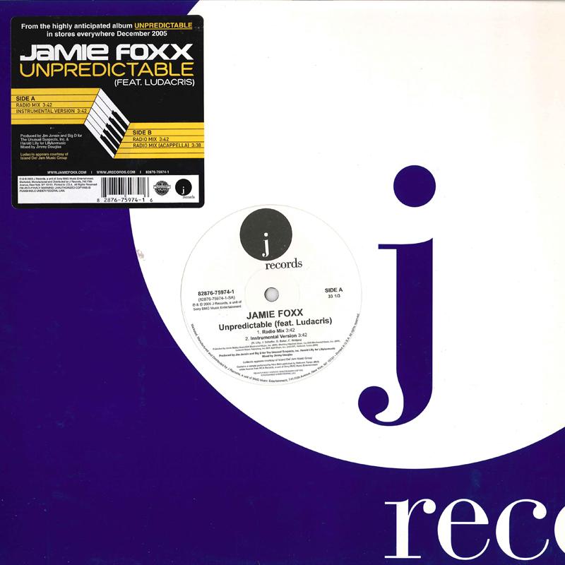

12inch Record JAMIE FOXX - Unpredictable 82876759741 J 2005 US Rap & Hip-Hop/R&B Used
