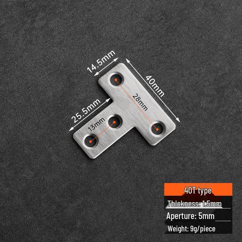 90° L-Shaped Angle Bracket for Table, Chair, Cabinet, and Shelf Support