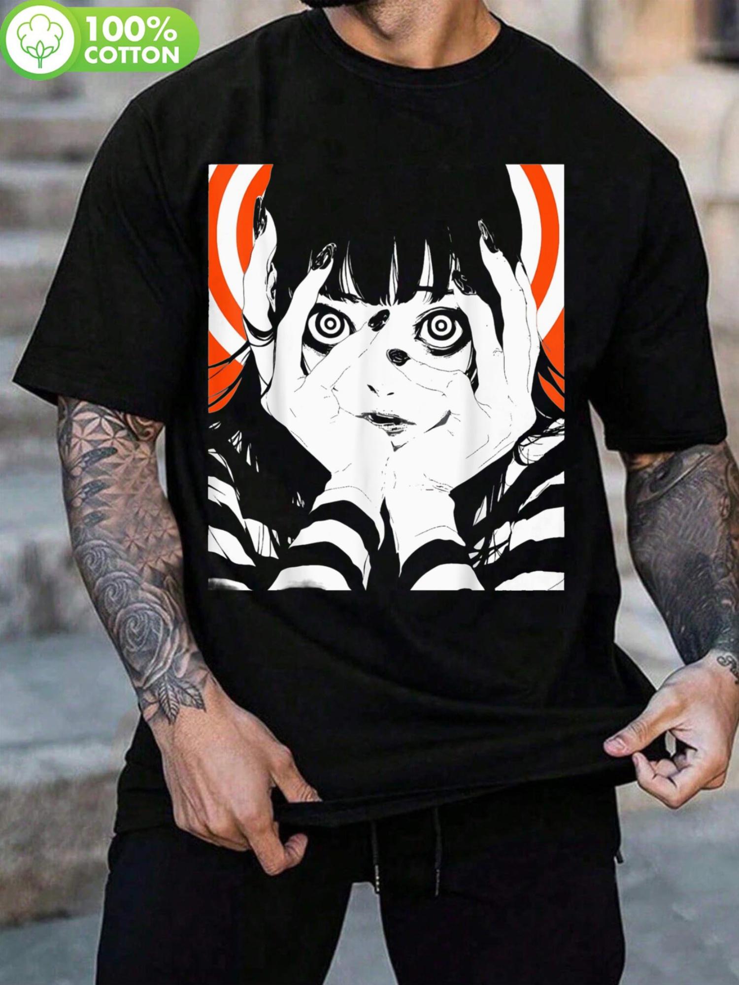 1pc Creepy Kawaii Goth Anime Manga Inspired Tshirt - 100%... XL