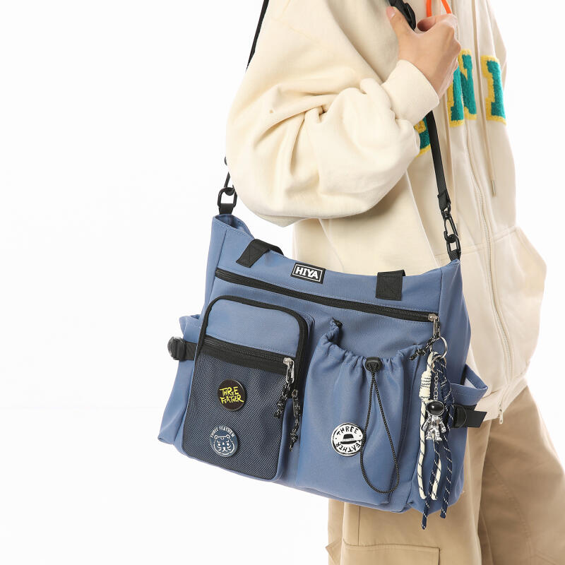 Student Large Capacity Tote Bag Unisex Shoulder Bag