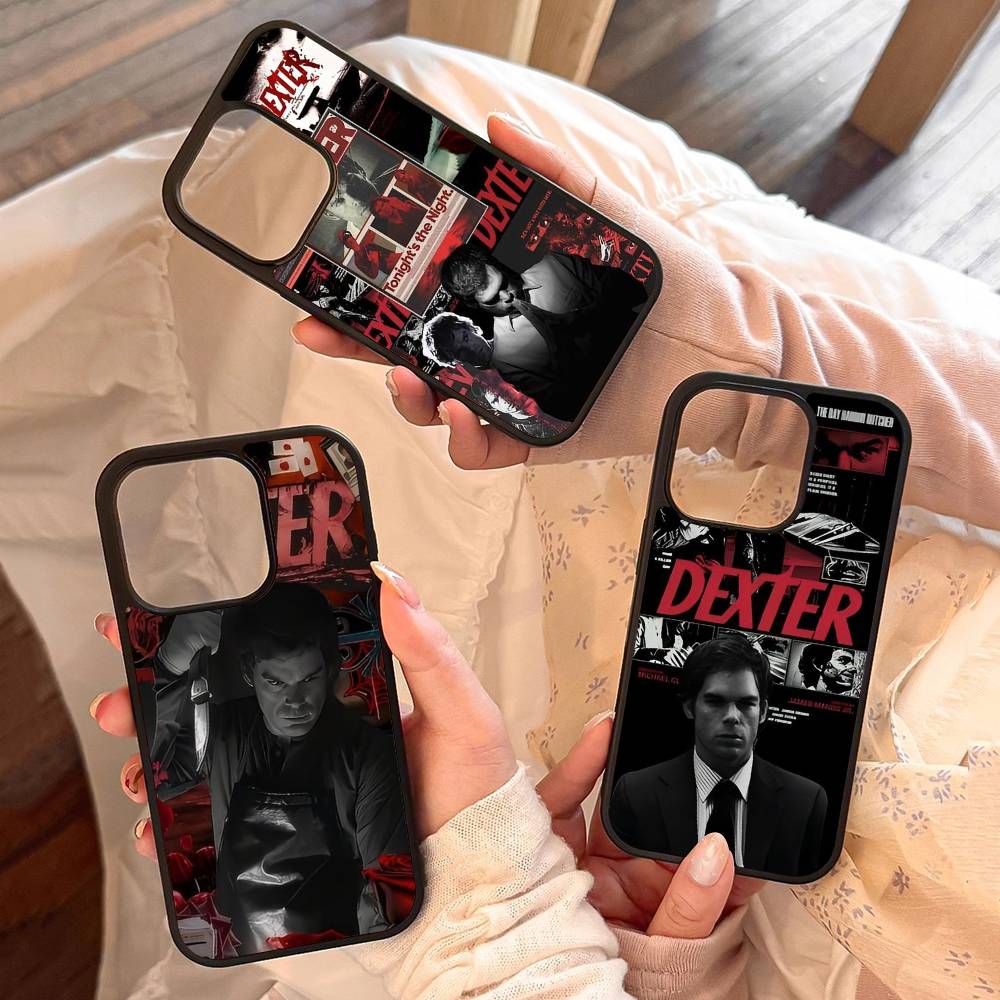 D-Dexter M-Morgan Phone Case Silicone PC+TPU For For IPhone 11 12 13 14 15 16 Plus 17 Pro Max Cover