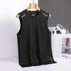 Men's Quick-Dry Sports Vest & Loose Summer T-Shirt - Plus Size, Ice Silk, Sleeveless & Short Sleeve Options