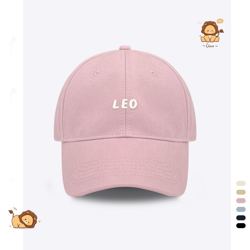 Letter simple plain baseball cap children spring and summer sunshade sunscreen face small casual cap couple