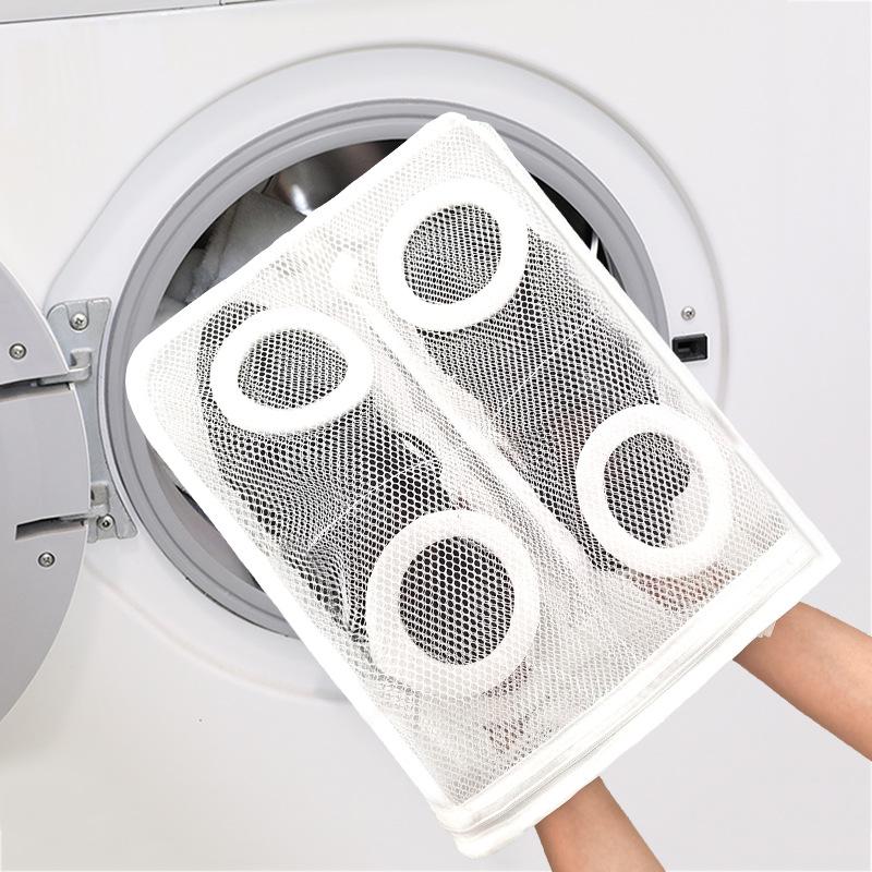 Washing Machine Shoe Bag Household Lazy Anti-deformation Shoe Cover Net Bag Care Bag Can Be Hung Drying Shoe Bag Shoe Care Bag