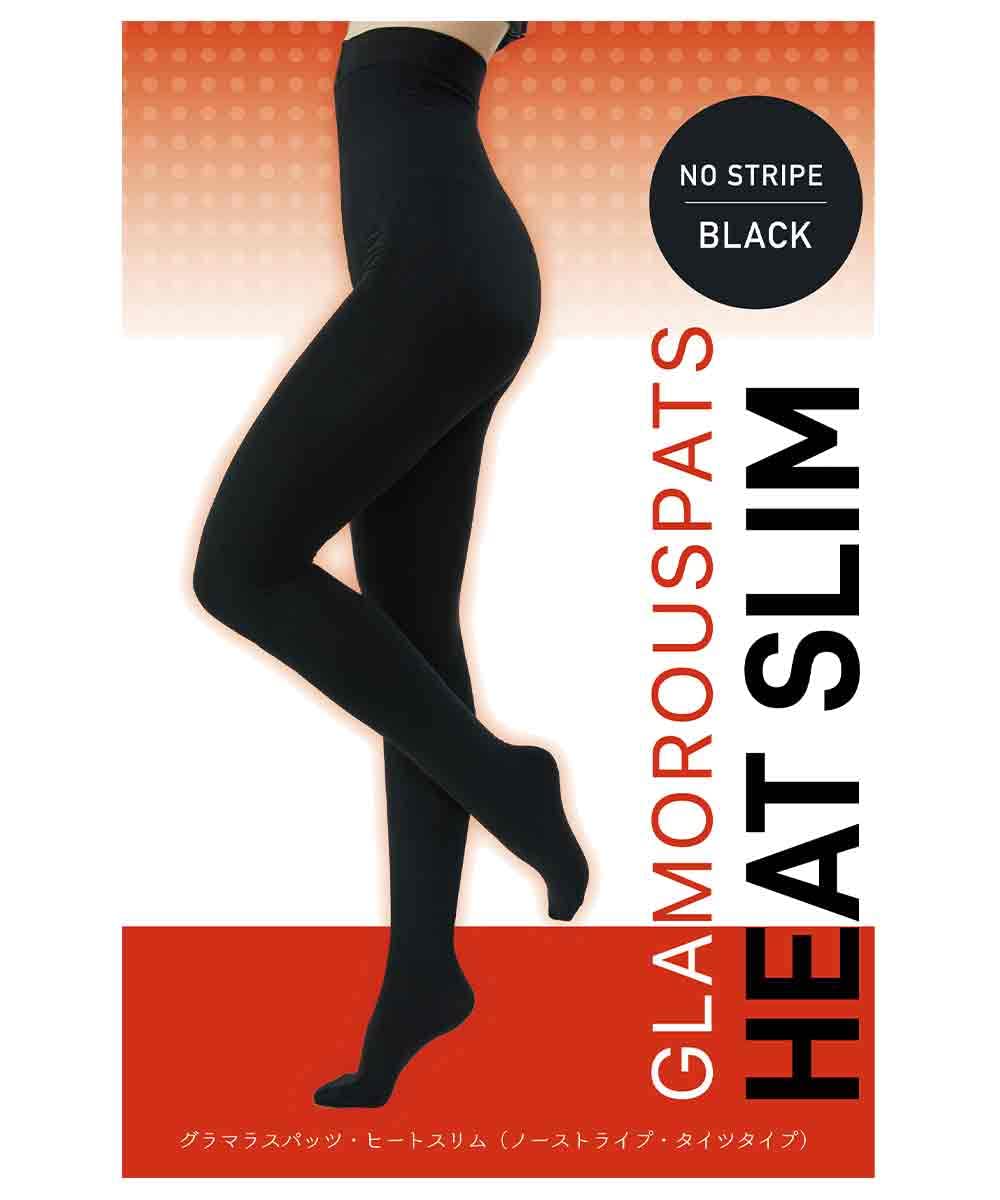 Glamorous Spats Heat Slim Tights Extra Boa Compression Compression Authentic Product [Official] Fleece-Lined Type, Warm, Material, Leggings, Spats, чёрный