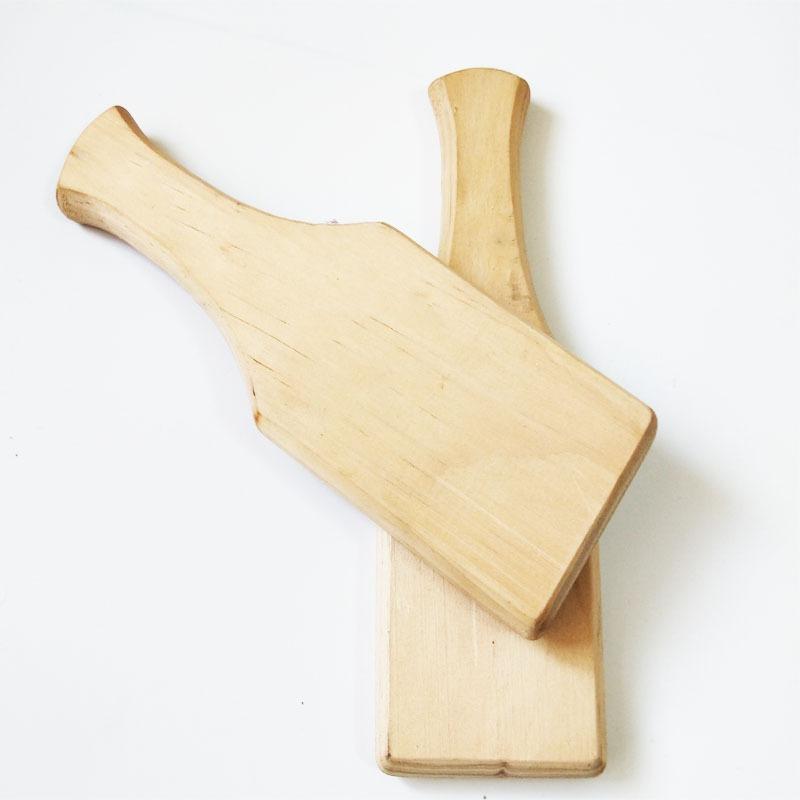2 Pcs Wooden Clay Paddle Pottery Tool for Kitchen or Clay and Pottery-Smooth for Hand Building Ceramics Tools.