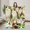 Chaos Meowl Cat Collage Blanket Quality Comfortable Bedding Throws Autumn Travel Chair Sofa Bed Pattern Bedspread