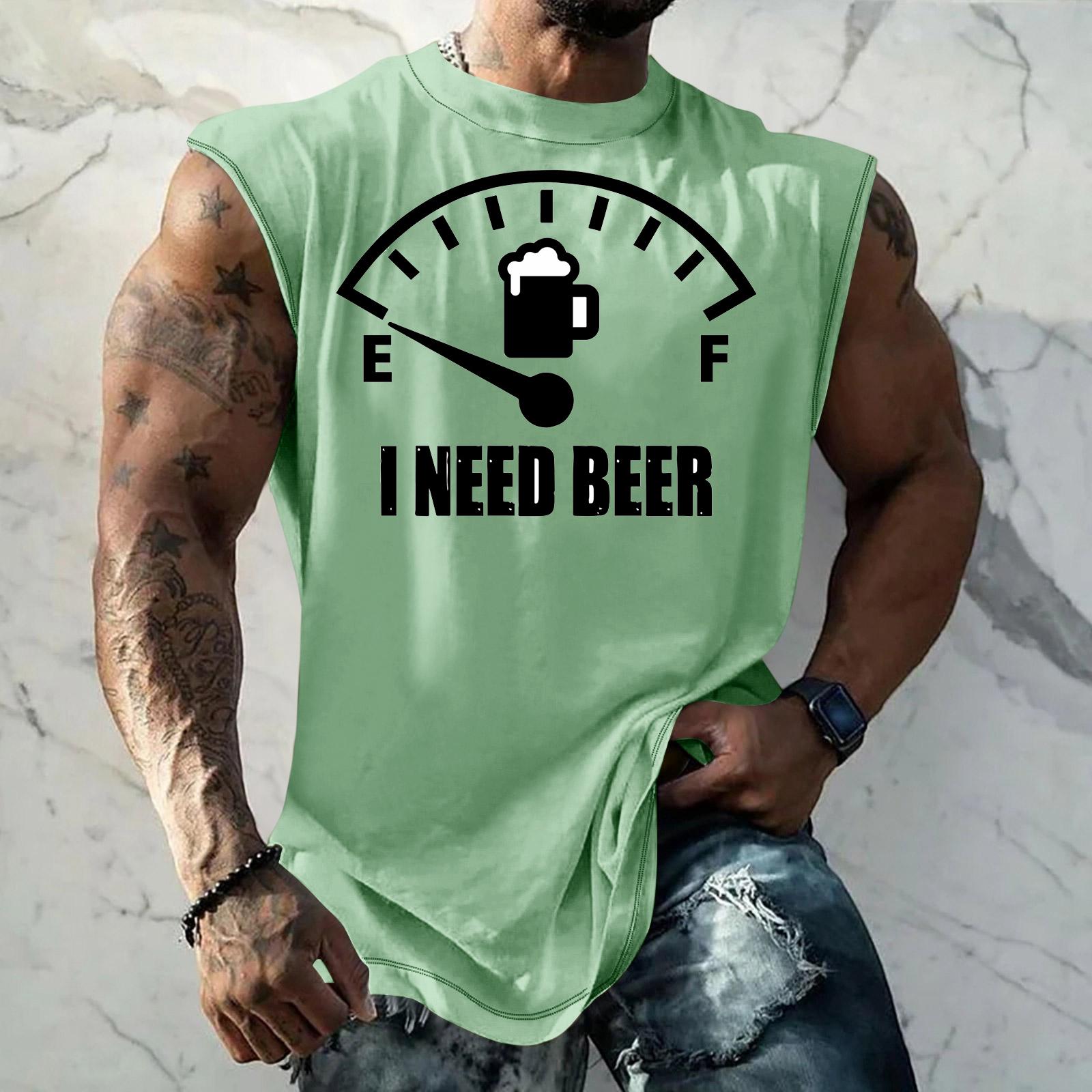 

Men s Loose Fit Sleeveless Tank Top Casual Streetwear Printed Muscle Shirt Summer Outdoor Sportswear XXXXXL