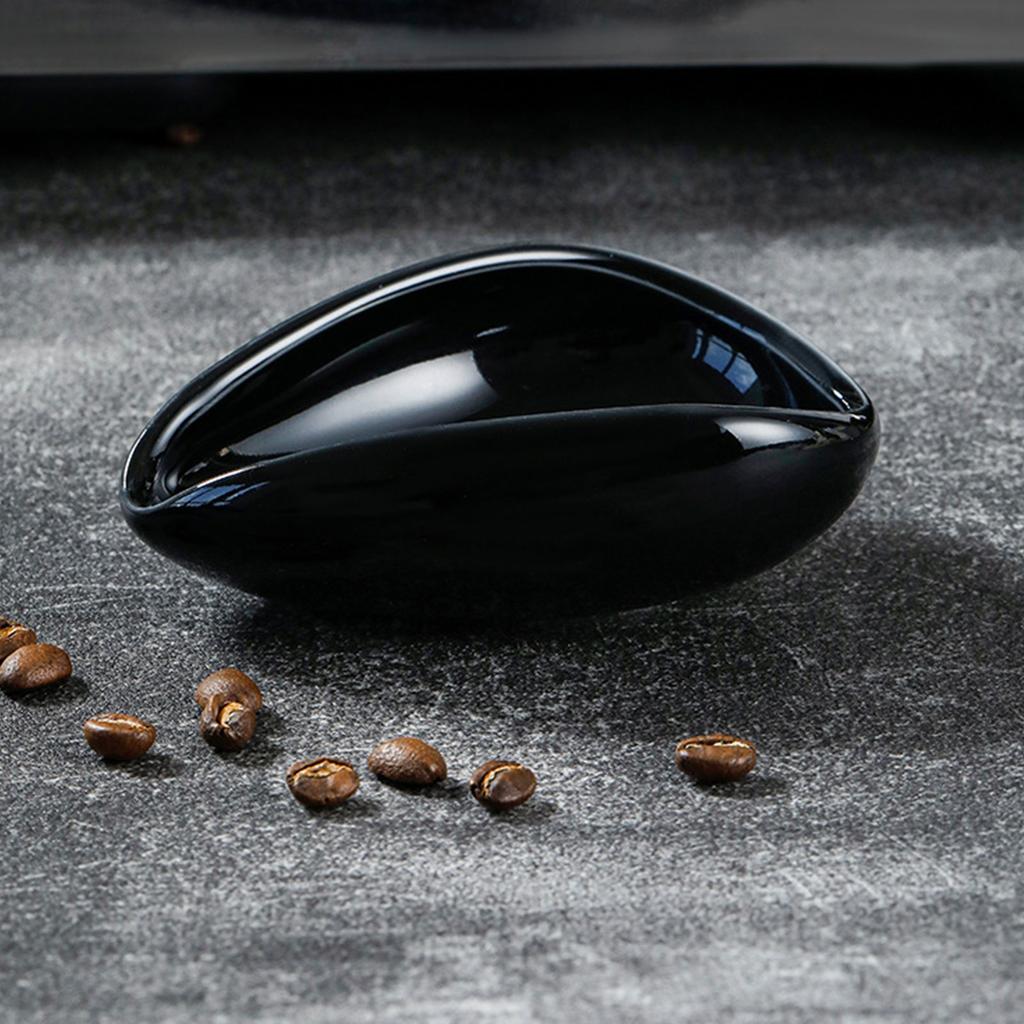 Coffee Bean Dosing Cup Coffee Bar Accessories Single Dose Measuring Tray Coffee Bean Dosing Cup Ceramic Cup