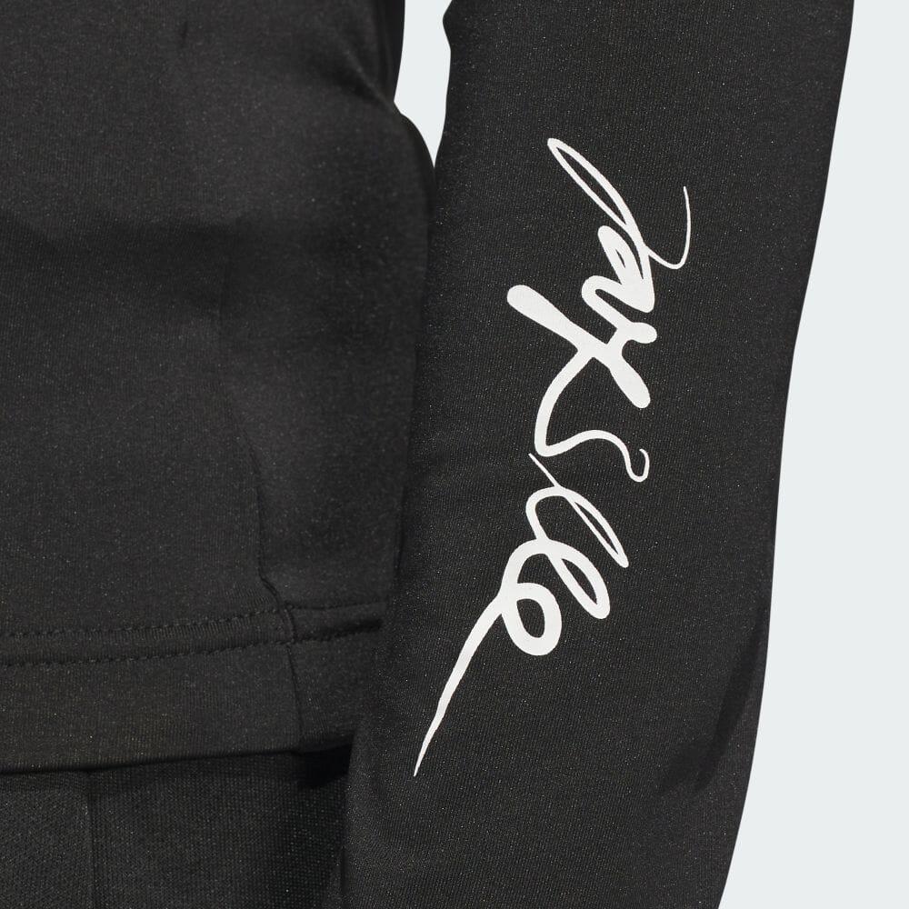 Adidas Jay3lle Three Stripe Mock Neck Long Sleeve T-Shirt Women Tops Black IT0871