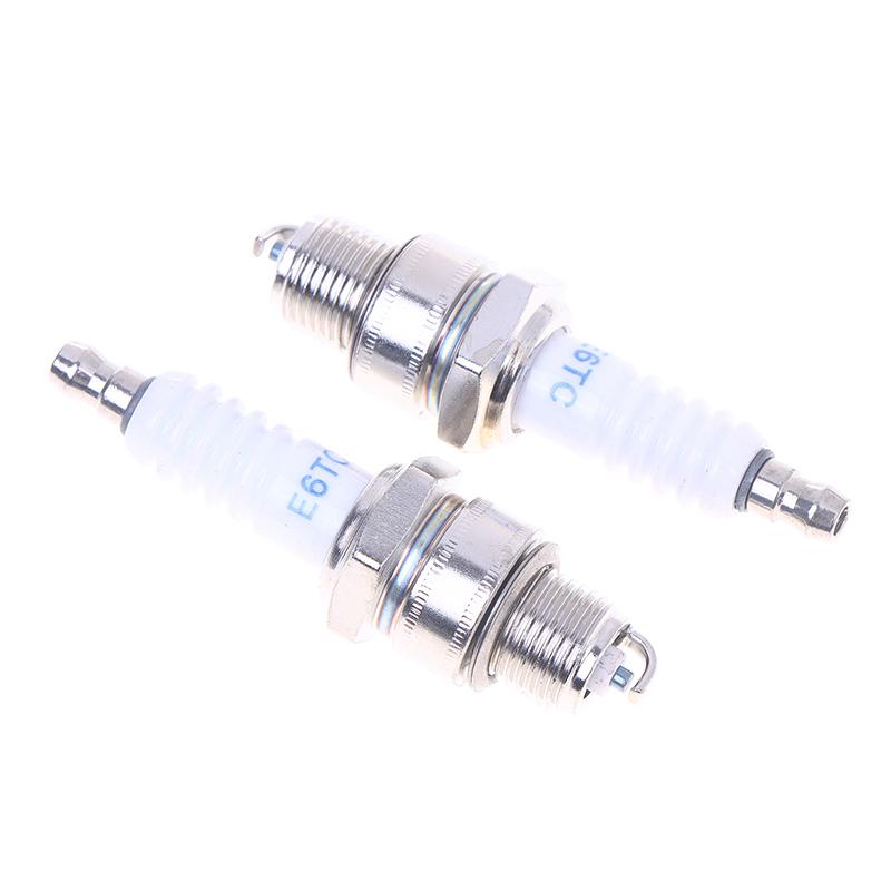Quality Assured 1/3 Pcs E6TC Motorcycle Spark Plug; Scooter Ignition Upgrade