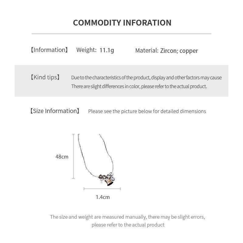 Cross Zircon Adjustable Pendant Necklace Design Sense Niche Retro Style Sweater Chain Temperament Necklace Women