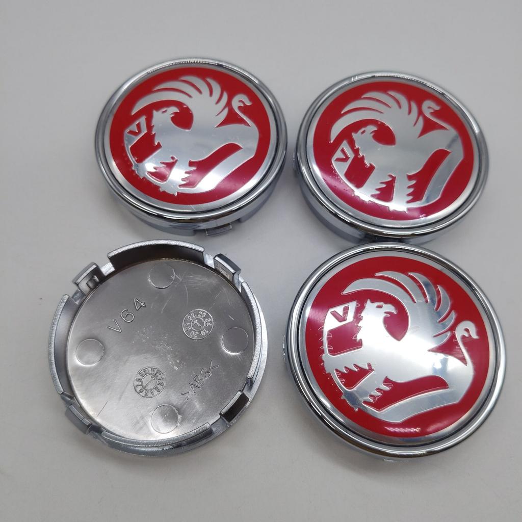 ASI1 4Pcs 64MM Vauxhall Emblem Badge Logo Car Wheel Center Hub Modification Accessories Compatible for XC60 XC90 V60 S60 V50 V40 XC40 XC70 S70