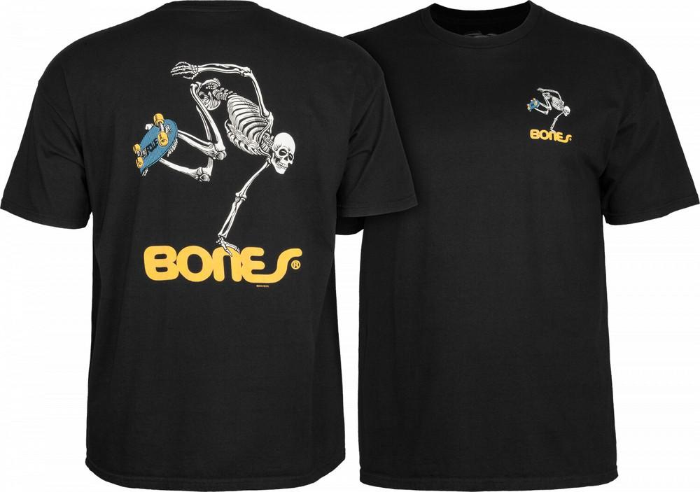 Powell Peralta BONES SKATEBOARDING SKELETON Skateboard T Shirt BLACK Unisex T-Shirt