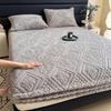2026 NEW Winter Plush Warm Fitted Sheet Bed Protector Cover Bedding Mattress Topper Non Slip Bedspread