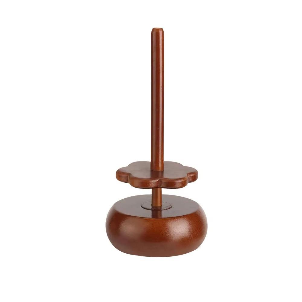 Reusable Wooden Yarn Winder Stand Rotatable Design Magnetic Skein Rack  DIY Knitting