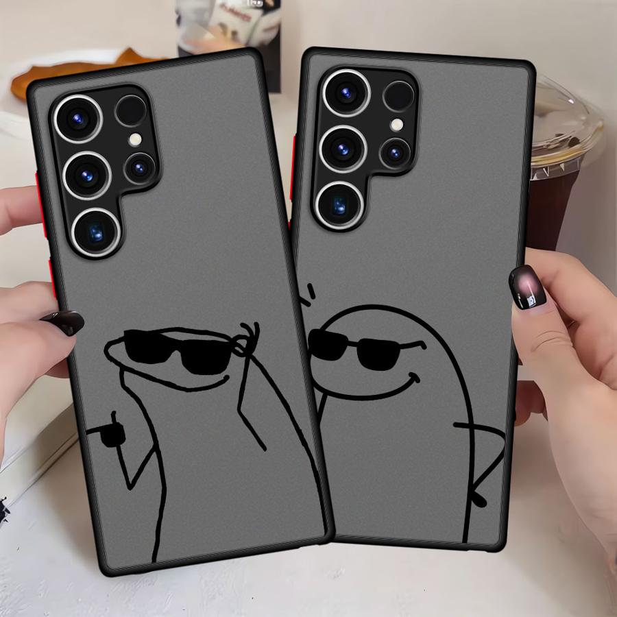 Funda Back Phone Cover Case for Samsung Galaxy S22 S26 S23 FE Note 20 Ultra 10+ S25 Ultra S24 Plus S21 S20 FE Line People