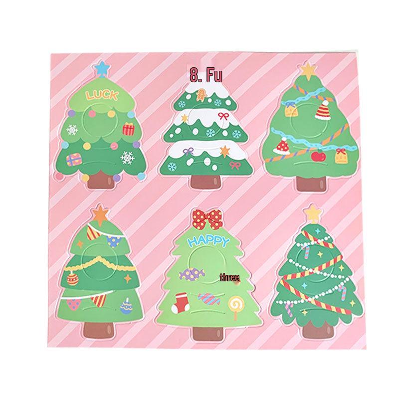 Inspirationskarte mit Weihnachtslutscher und ermutigender Segensbotschaft