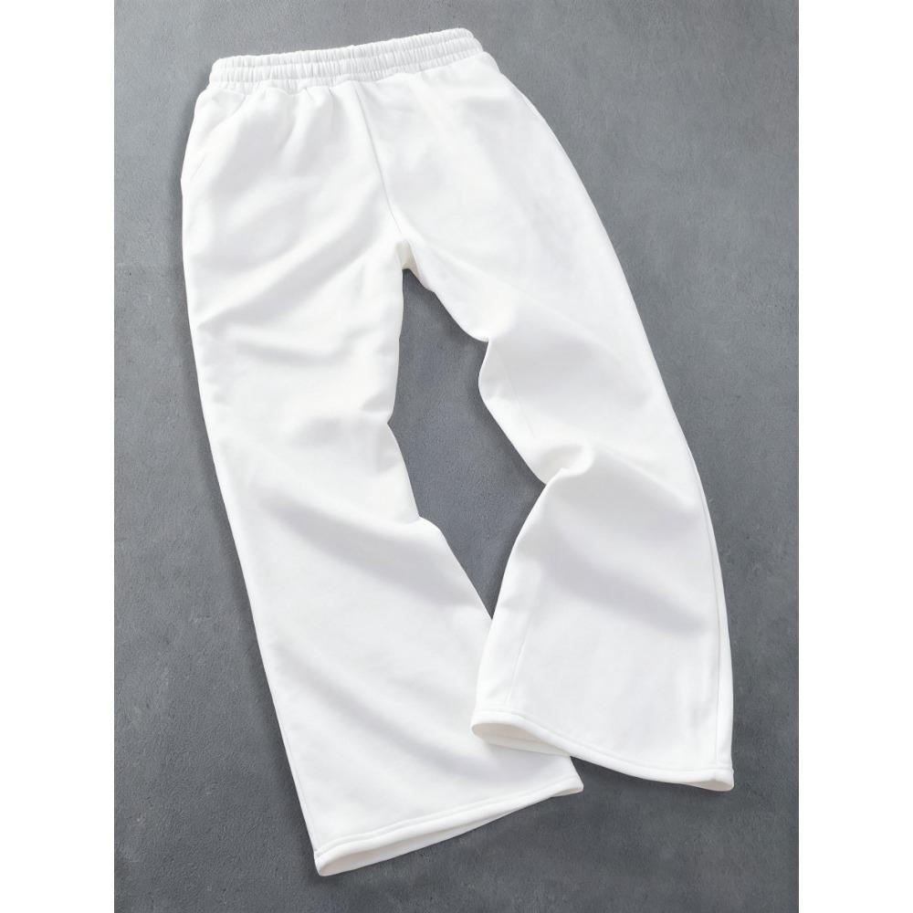Pantalones Deportivos Casuales Sueltos de Color Sólido con Cordón para Hombre, Adecuados para Actividades al Aire Libre en las Estaciones de Primavera y Otoño