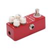 Distortion Effect Metal Shell Red True Bypass Foot Switch for Electric Guitar Bass
